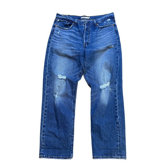 Levis Wedgie Straight Jeans 32x28 - Picture 1 of 10